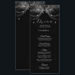 Elegant Gothic Wedding Menu<br><div class="desc">Elegant Gothic Wedding Menu</div>