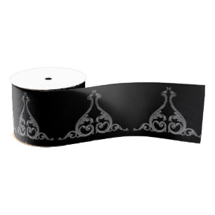 Elegant Gothic wervelontwerp Grosgrain Lint