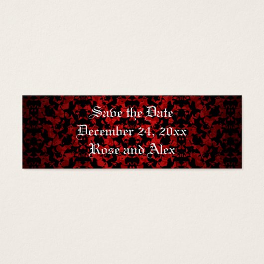 Élégant gothique enregistrer la date mini marqueur (Devant)