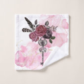 Élégant, gothique, ensemble de serviettes de bain (Gant de toilette)