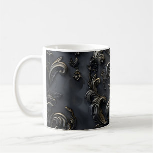 Elegant gotisch decoratieontwerp koffiemok