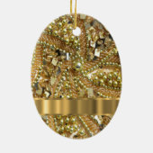 Elegant goubling keramisch ornament (Achterkant)