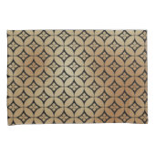 Elegant Goud Abstract Bloemencirkels Patroon | Kussensloop (Voorkant-Rechts)