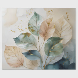 Elegant Goud Botanisch Cadeaupapier