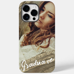 Elegant Goud Bruin Groen voor Afstuderen Foto Case-Mate iPhone 14 Pro Max Hoesje