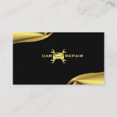 Elegant goud en zwart Visitekaartje (Voorkant)