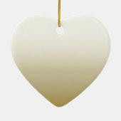 Elegant goud gepersonaliseerde eerste kerst Pas ge Keramisch Ornament (Achterkant)