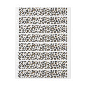 Elegant goud glitter luipaard patroon (Vel)