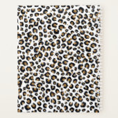 Elegant goud glitter luipaard patroon planner (Achterkant)
