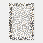 Elegant goud glitter luipaard patroon post-it® notes (Voorkant)