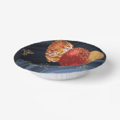 Elegant Goud & Glitter Rode Ballons Verjaardag Papieren Kommen (Gebogen)