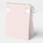 Elegant Goud Glitter Roze Bruiloft Favor Box Bedankdoosjes (Achterkant)