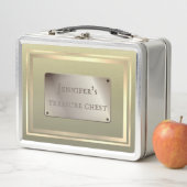 Elegant goud grappige schatkist veilige doos (In situ)