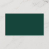 Elegant goud & groen Art Deco bruiloft website RSV Informatiekaartje (Achterkant)