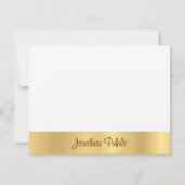 Elegant Goud Hand Script Modern Sjabloon Flat Laid (Voorkant)