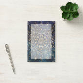 Elegant Goud Mandala Blauw Galaxy Post-it® Notes (Kantoor)