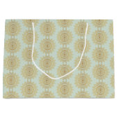 Elegant goud mandala patroon groot cadeauzakje (Voorkant)