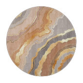 Elegant goud marmer: gestileerde achtergrond. snijplank (Voorkant)