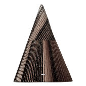 Elegant Goud Metaal: 3D Luxe Render Feesthoedjes (Rechts)