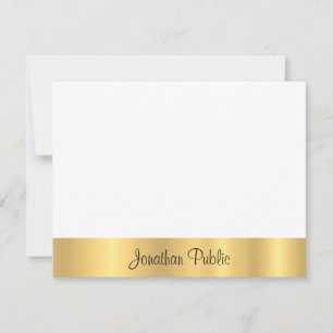 Elegant Goud Modern Sjabloon Handschrift Tekst Pla