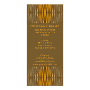 elegant goud reclamekaart