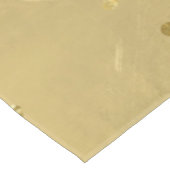 Elegant Goud Rendier Gouden Brieven Kerst Klein Tafelkleed (Gekanteld)