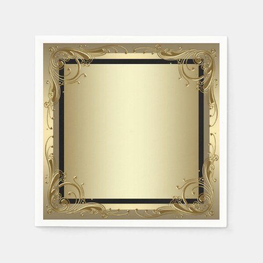 Elegant Goud Servetten (Voorkant)