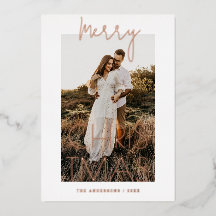 Elegant goud vrolijk kerstfeest | Minimalistische 