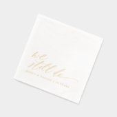 Elegant Goud Wij Doen Nog Steeds Trouwdag Jubileum Folie Servetten (Links)