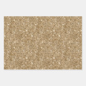 Elegant goud wit chique damast inpakpapier vel (Voorkant 2)