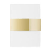 Elegant Goud Zwart Monogram Kalligrafie Initialen Uitnodigingen Wikkel (Achterkant Voorbeeld)