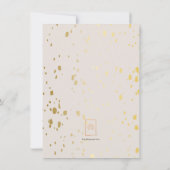 Elegant gouden bedankkaart (Achterkant)