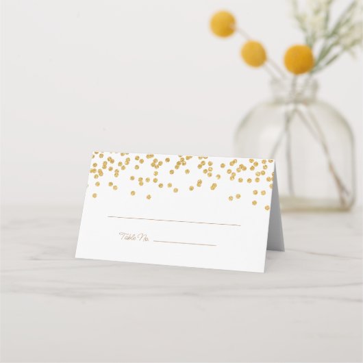 Elegant gouden confetti (Voorkant)