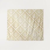 Elegant gouden diamantpalm, kunstdecodesign wandkleed (Voorkant (horizontaal))