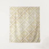 Elegant gouden diamantpalm, kunstdecodesign wandkleed (Voorkant)