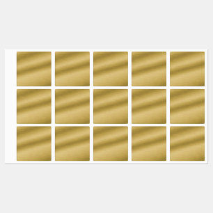 Elegant Gouden Faux Geborsteld Metaal Labels