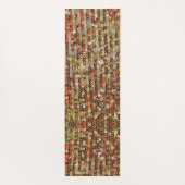 Elegant Gouden glitter sparkle pailijn patroon Yogamat (Achterkant)