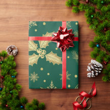 Elegant Gouden Kerst Naadloos Patroon – Luxe H