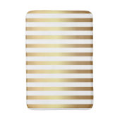 Elegant gouden lijnen badmat (Voorkant Verticaal)