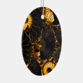 Elegant gouden nautilus ontwerp keramisch ornament (Rechts)