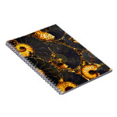Elegant gouden nautilus ontwerp notitieboek (Rechterzijde)