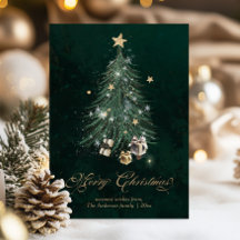 Elegant Gouden Prettig Kerstfeest