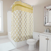 Elegant gouden Zeeen Shell Douchegordijn (In situ)