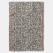 Elegant goudluipspatroon deken (Voorkant Verticaal)