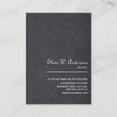 Elegant Gown Bridal Dress Boutique Wedding Planner Visitekaartje (Achterkant)