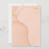 Elegant Gown Bridal Shower Invitation Kaart (Achterkant)