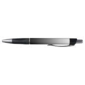 Elegant Gradient Grey met aangepaste tekst Pen (Bodem)