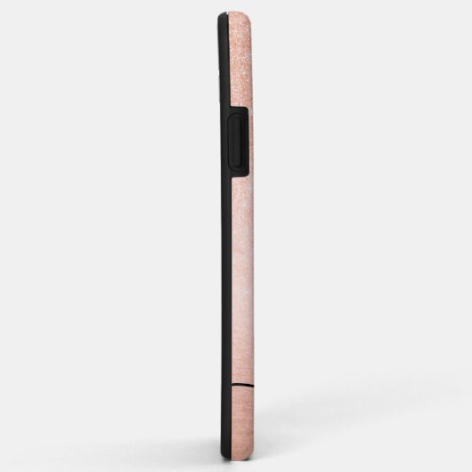 Elegant  gradiënt koper roos goud glitter Case-Mate iPhone case (Achterkant/rechts)
