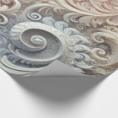 Elegant gradiënt pastelkantpatroon cadeaupapier (Hoek)