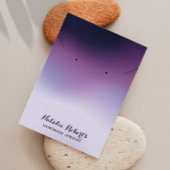 Élégant Gradient Purple Bijoux Écran d'oreille